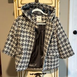 Elevenses size s wool hooded coat